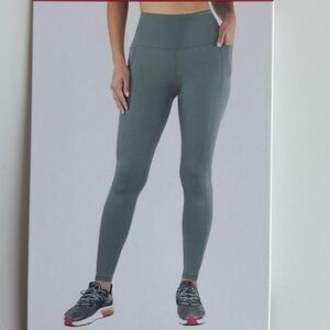 Spyder High Rise Active Leggings in Gray